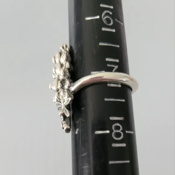 James Avery Sterling Silver Bluebonnet Ring 7 New. Price firm! - Picture 3 of 7